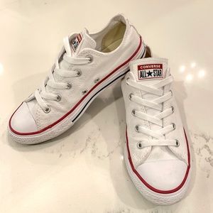 Like new! White Converse All Star